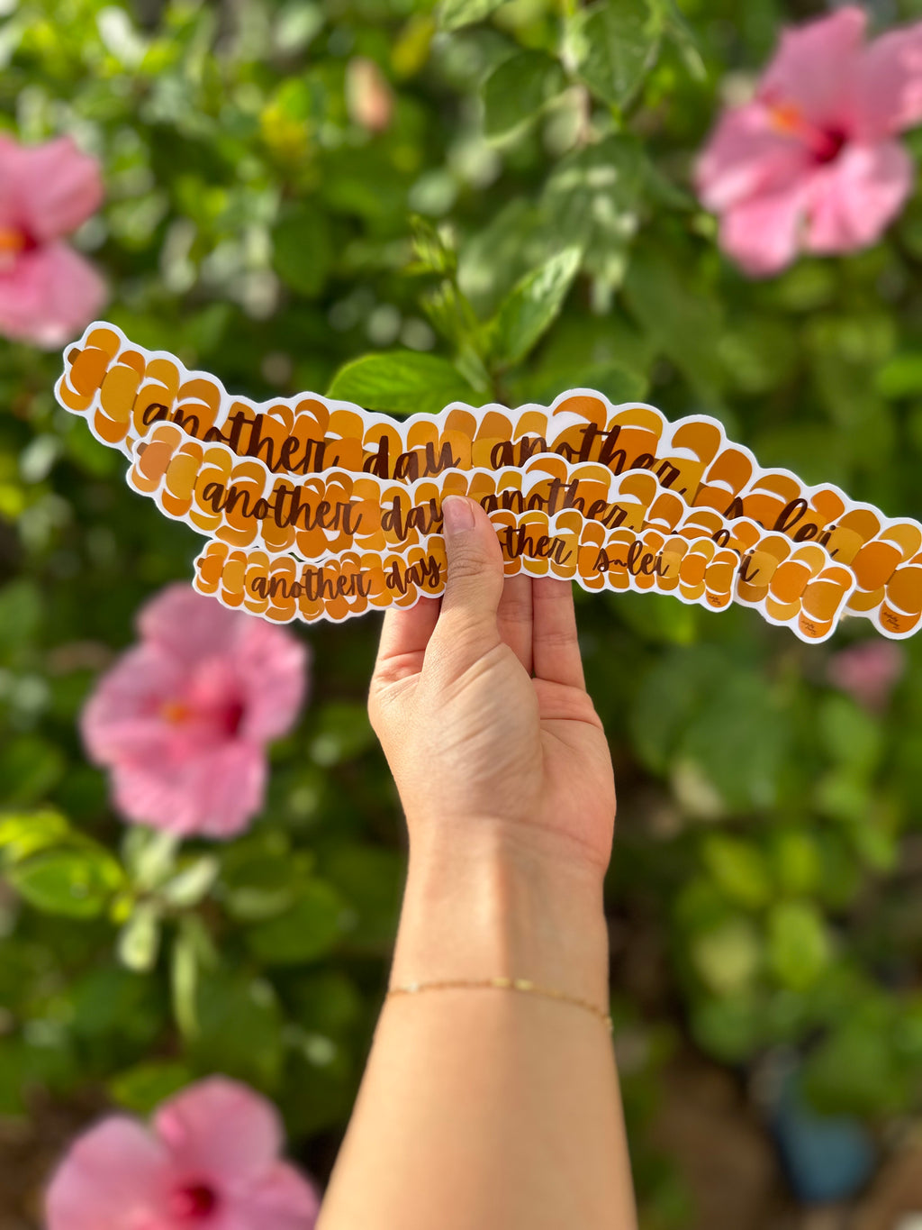 'Another Day Another S-lei’ (slay) Puakenikeni Lei Sticker