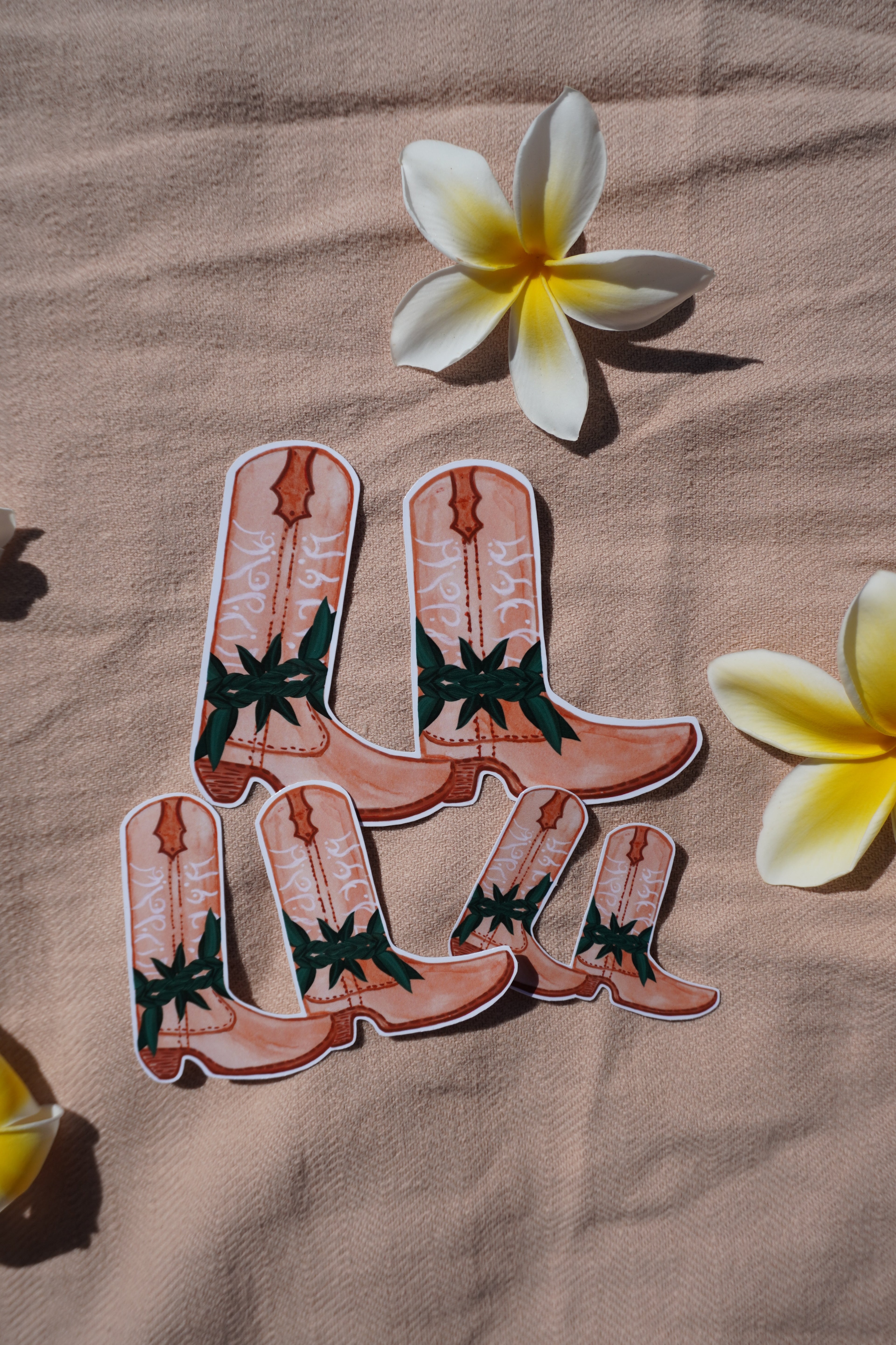 Cowgirl Boots - Ti-Leaf Lei