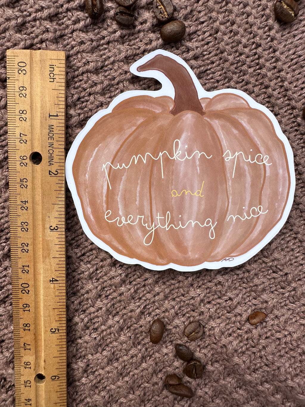 Pumpkin Spice Sticker