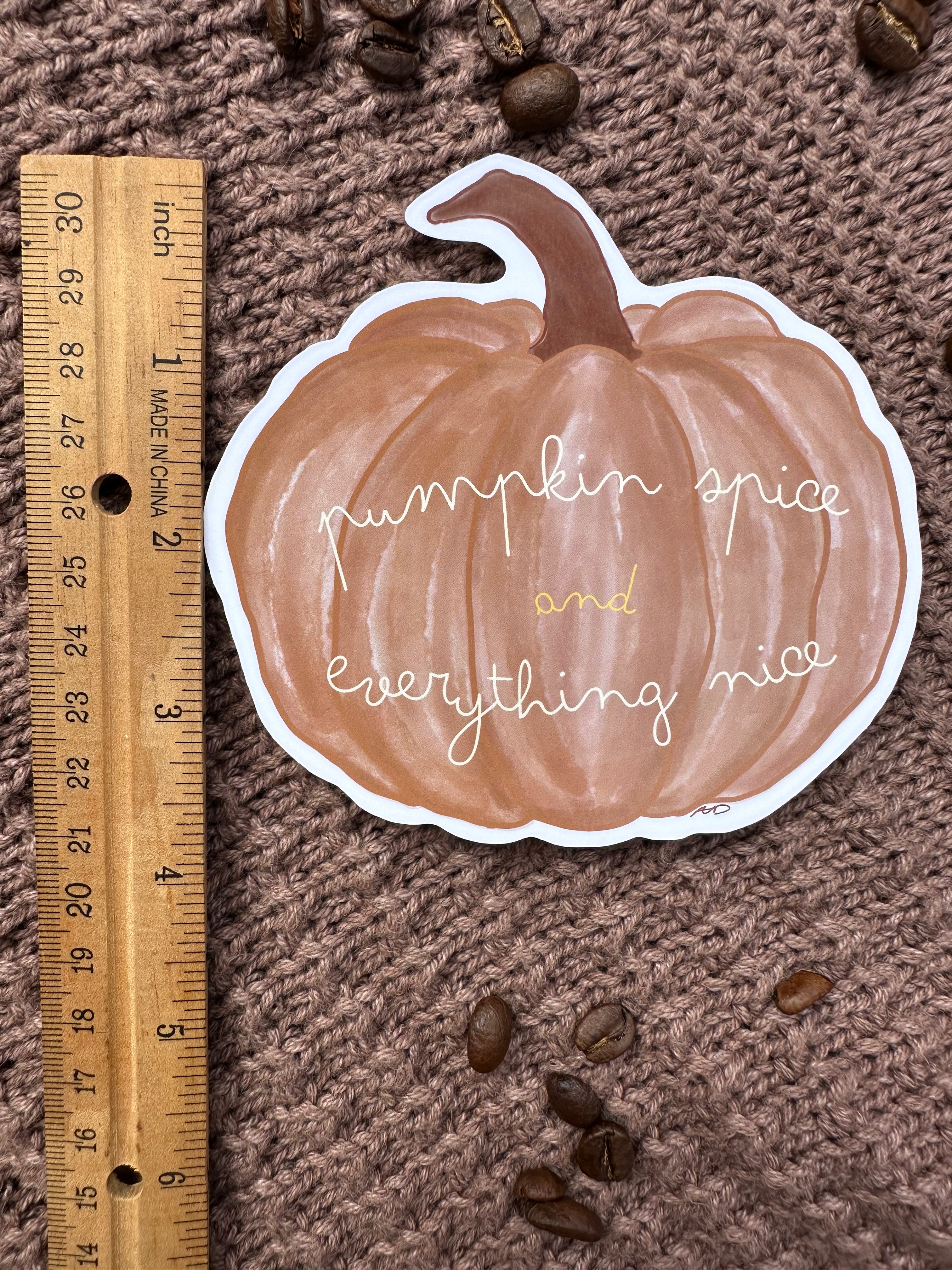 Pumpkin Spice Sticker