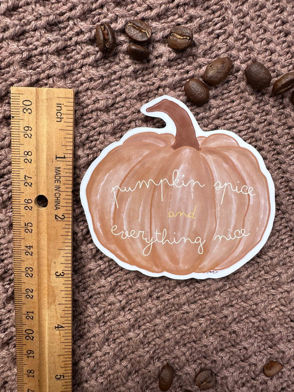 Pumpkin Spice Sticker