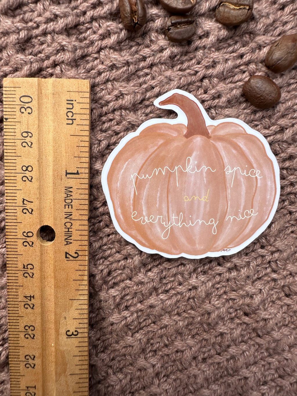Pumpkin Spice Sticker