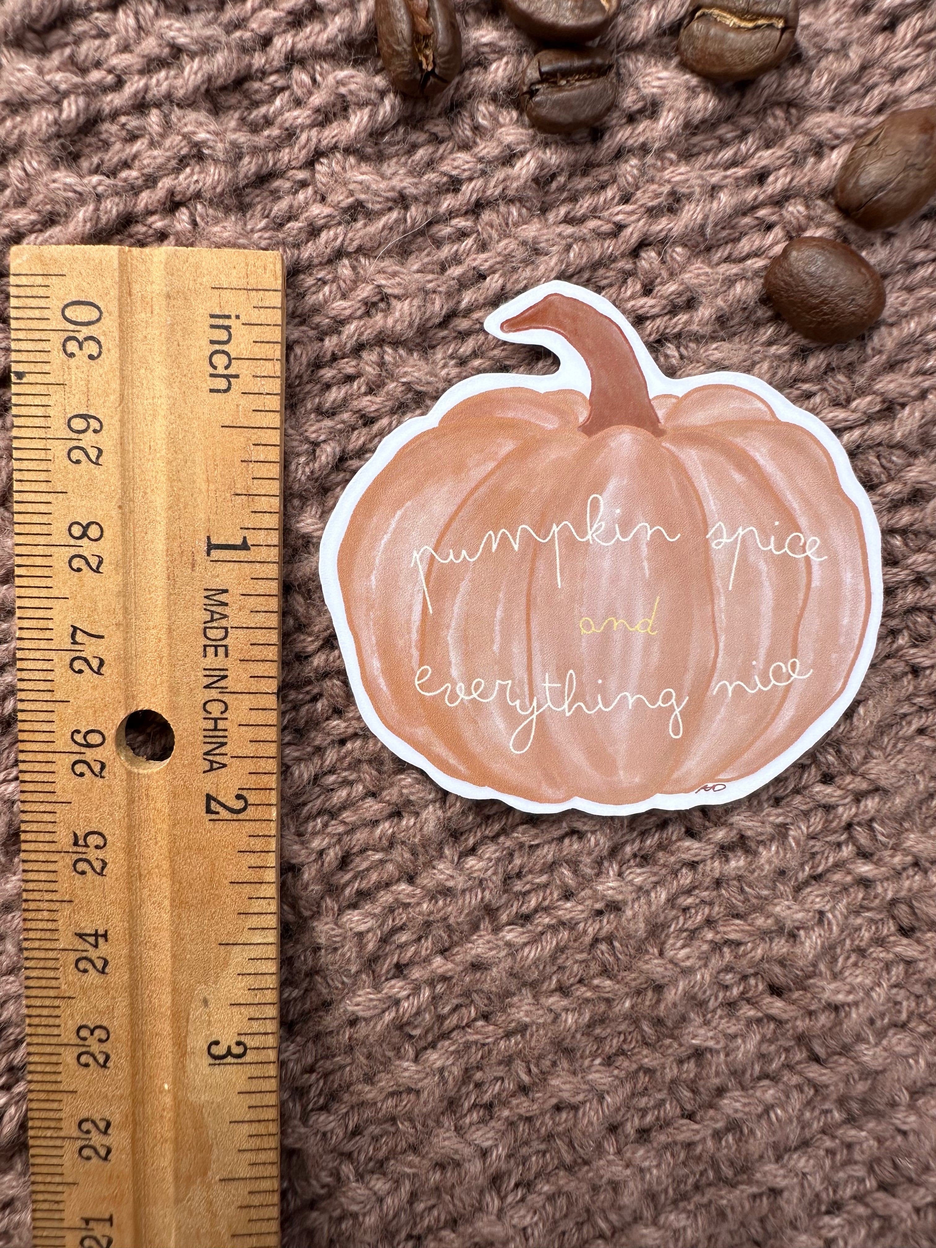 Pumpkin Spice Sticker