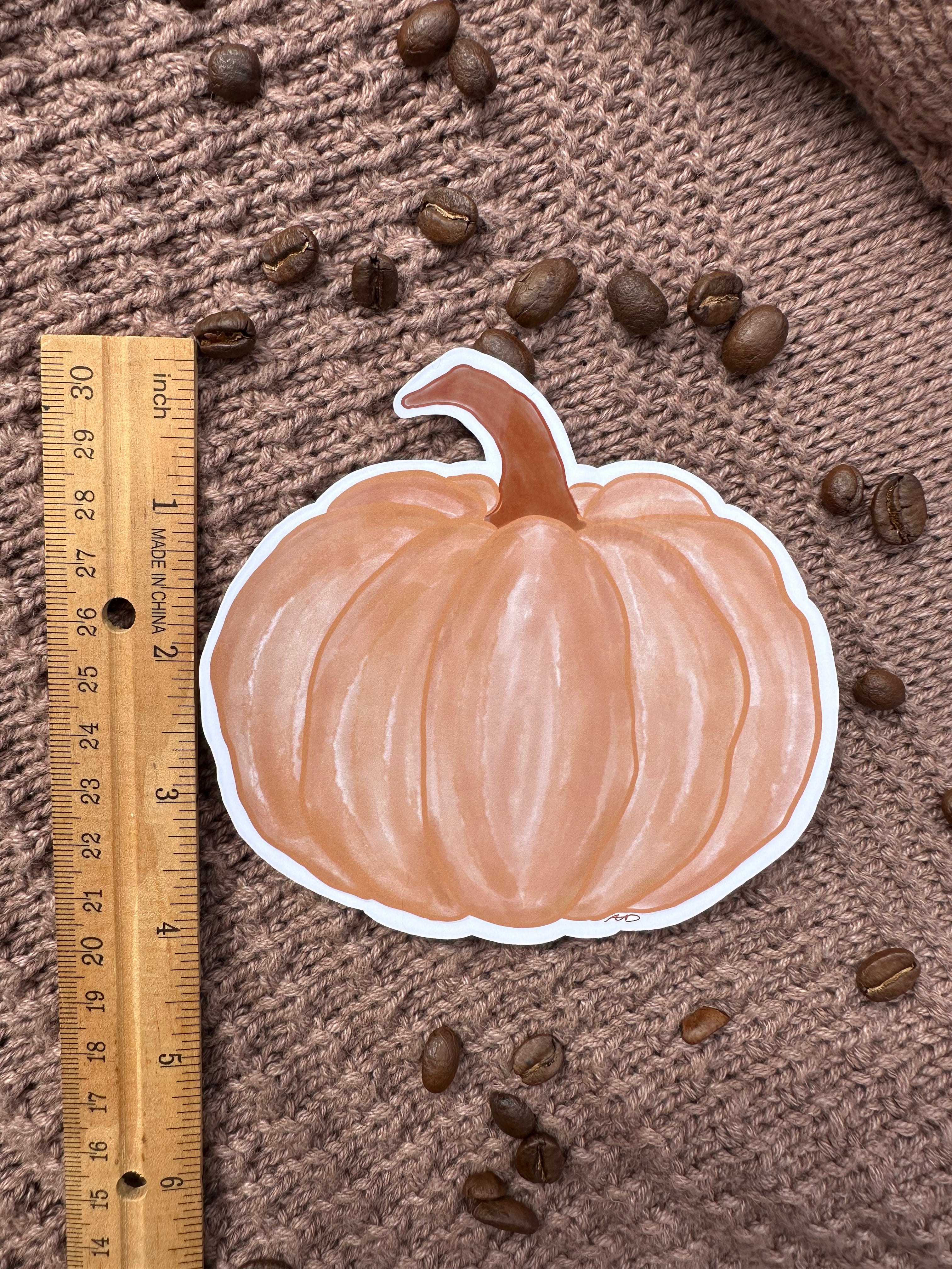 Simple Pumpkin Sticker
