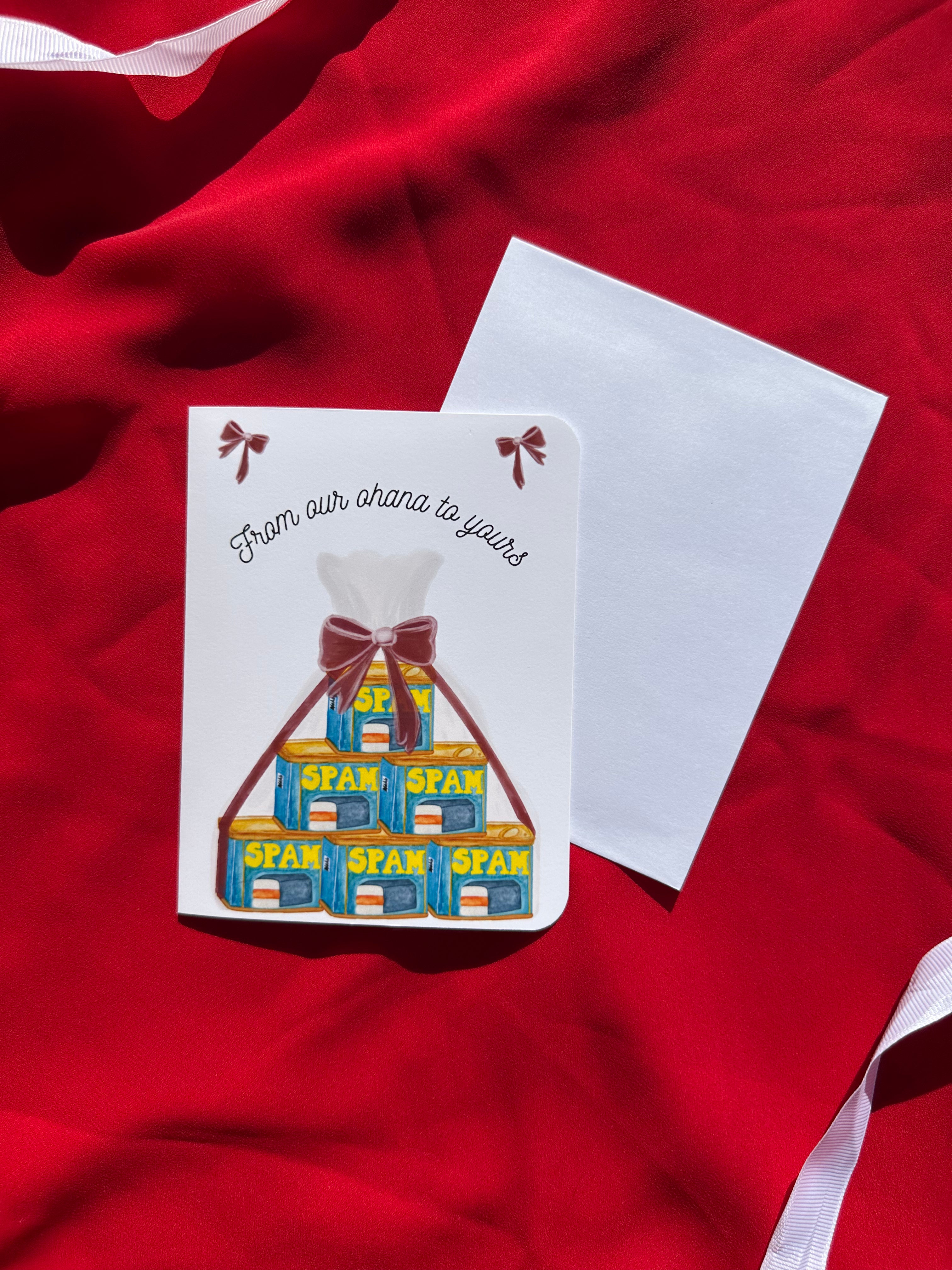 From our Ohana to yours