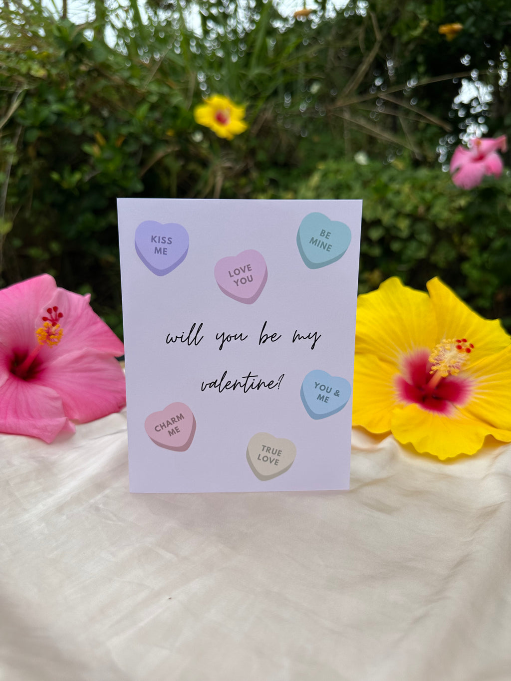 "Will you be my valentine?" Greeting Card