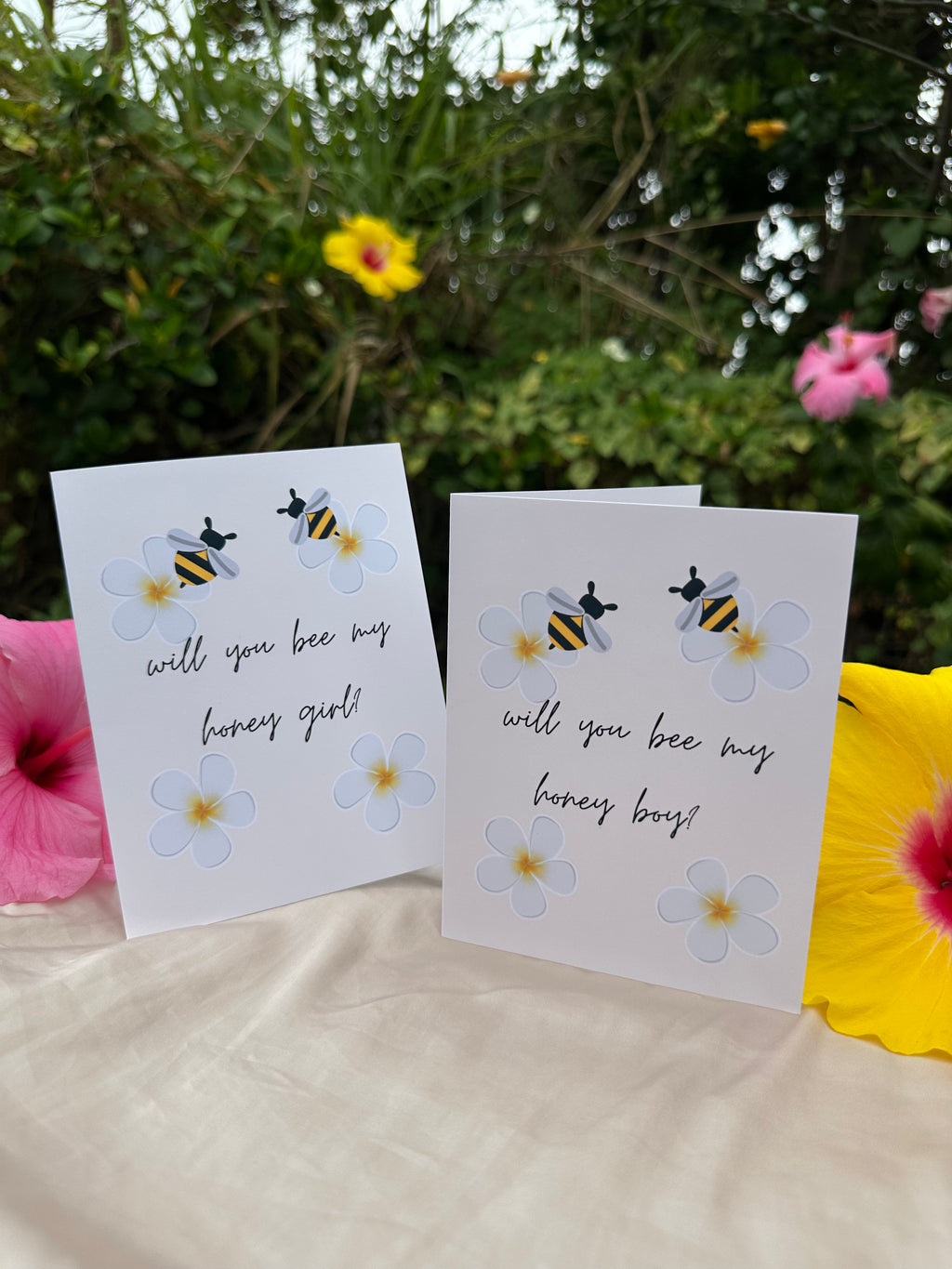 "Will you bee my honey boy?" Greeting Card