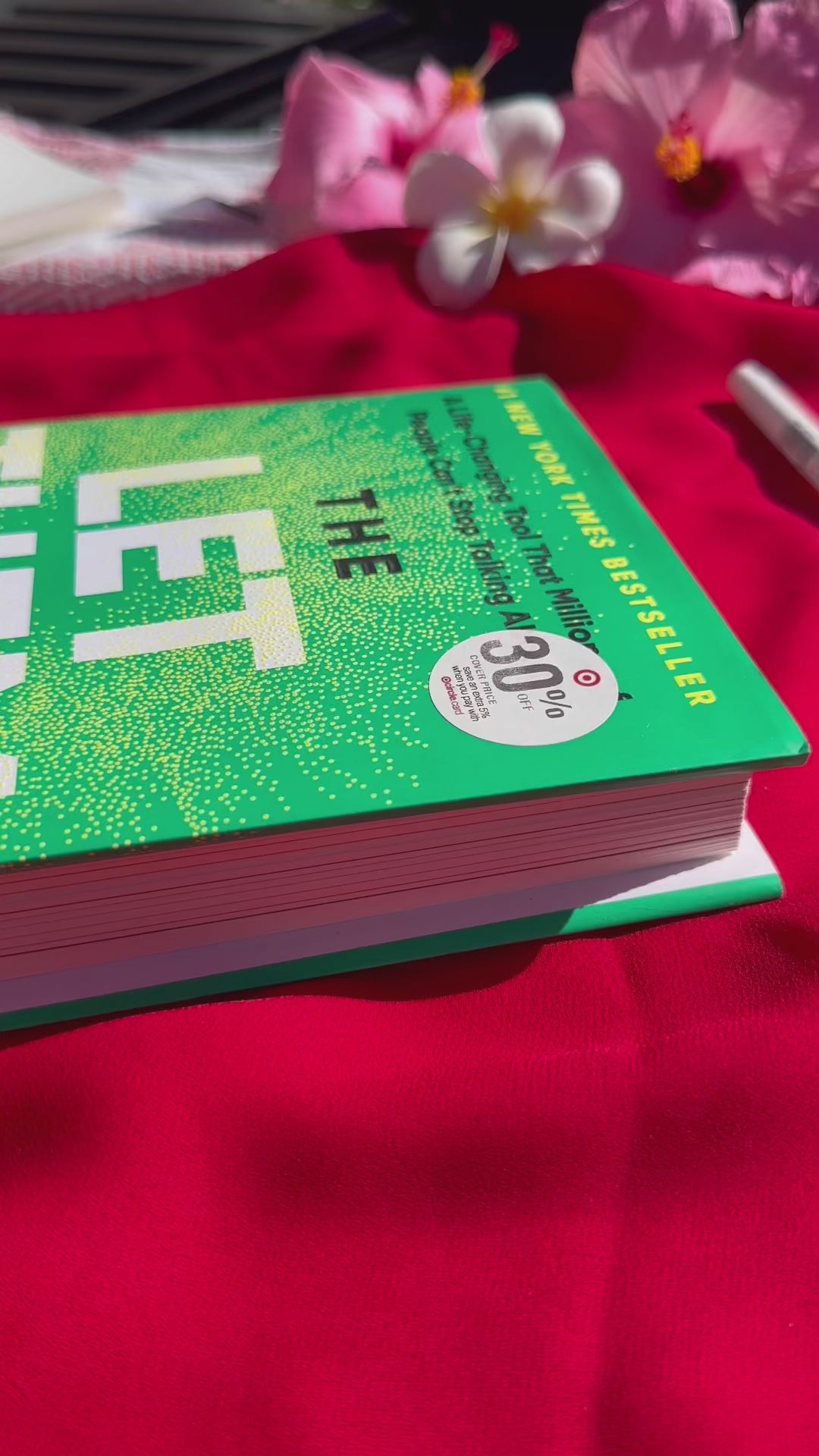 Double Plumeria Magnetic Bookmark