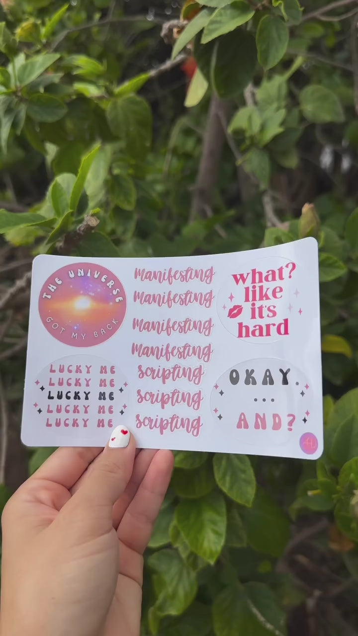 Manifestion Collection - sticker sheet