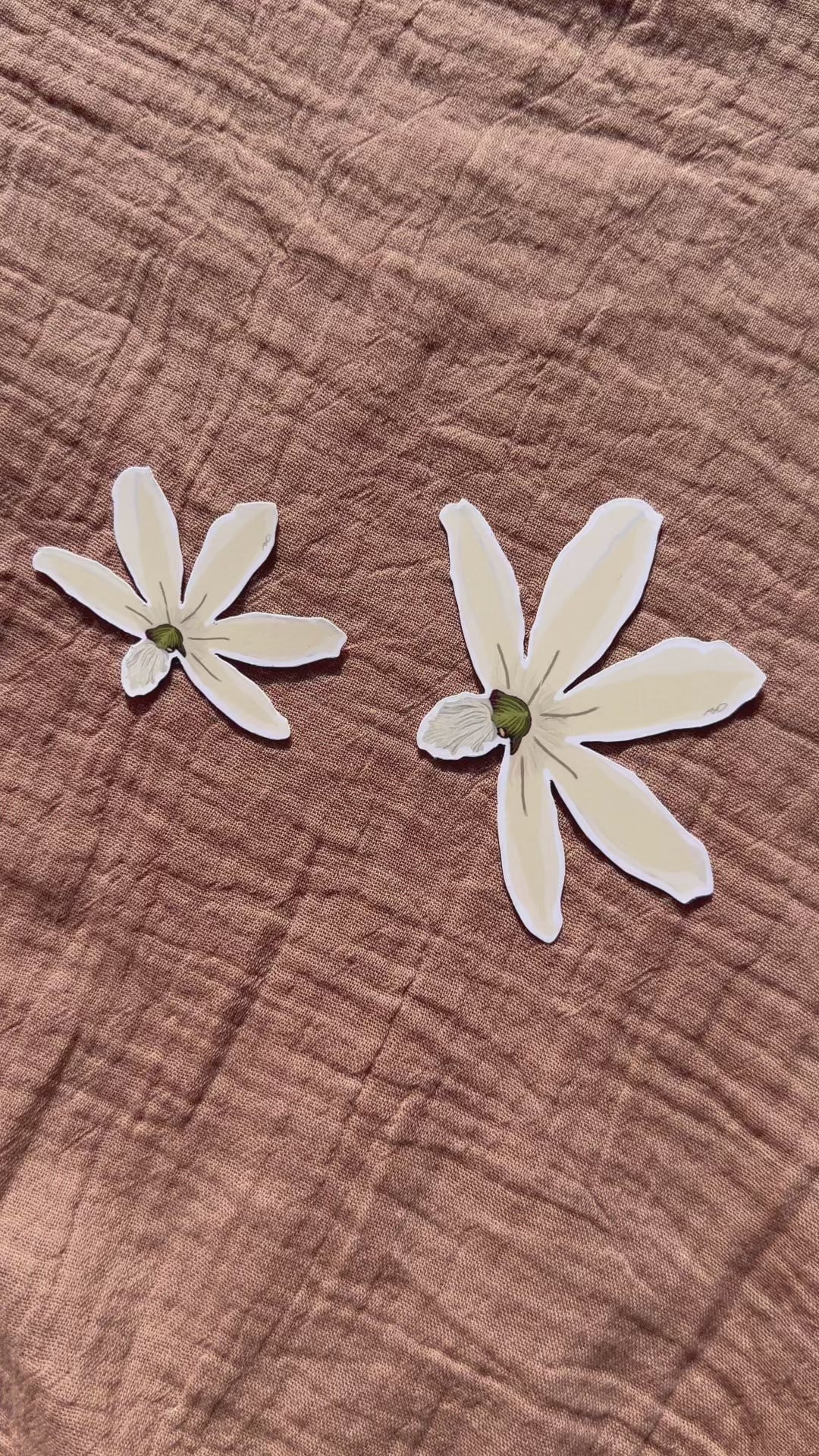 Naupaka Flower Sticker